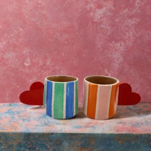 HARMONY El Yapımı 2’li Seramik Kupa